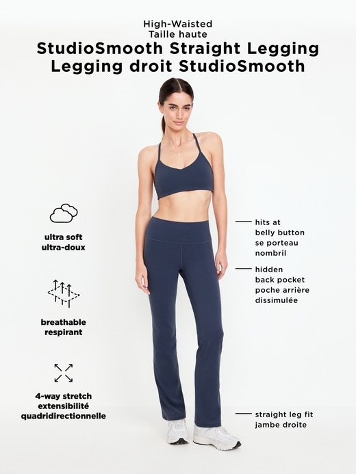 Image number 8 showing, High-Waisted StudioSmooth Straight Legging