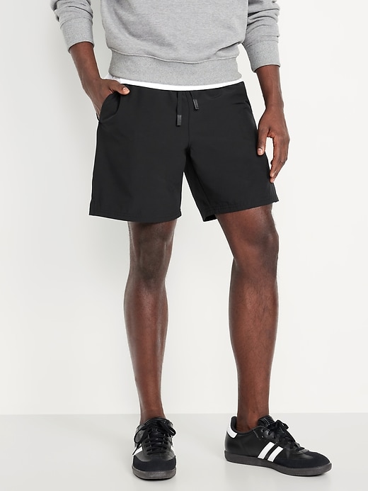 View large product image 1 of 3. Lined Hybrid Swim Shorts -- 7-inch inseam