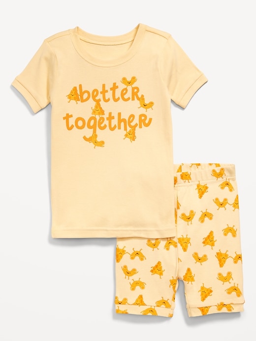 View large product image 1 of 1. Snug-Fit Graphic Pajama Set for Toddler & Baby