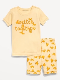 Image number 1 showing, Snug-Fit Graphic Pajama Set for Toddler & Baby