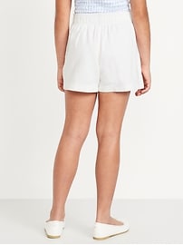 Image number 2 showing, High-Waisted Pull-On Twill Shorts for Girls
