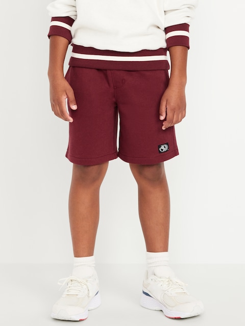 Short de jogging sans pli en molleton pour Garçon (au genou)