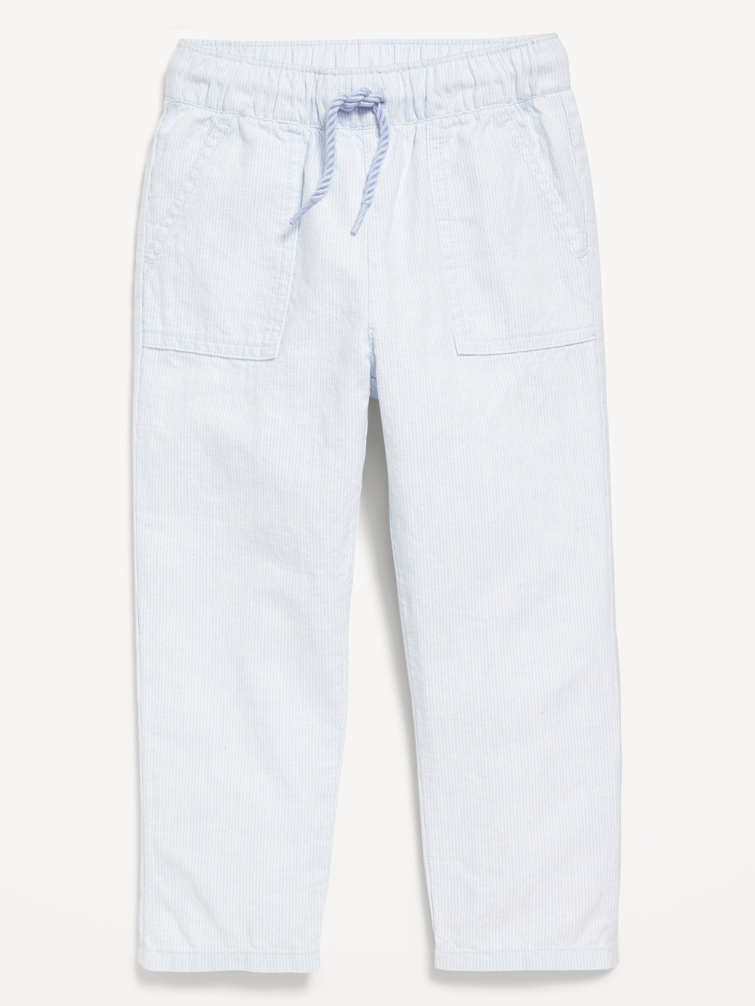 Loose Utility Linen-Blend Pants for Toddler Boys