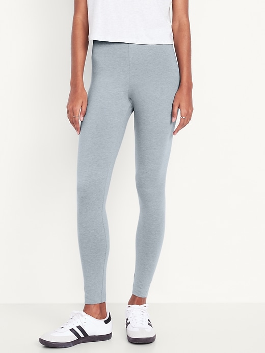 Image number 1 showing, High-Waisted Jersey Leggings