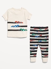 Image number 2 showing, Snug-Fit Graphic Pajama Set for Toddler & Baby