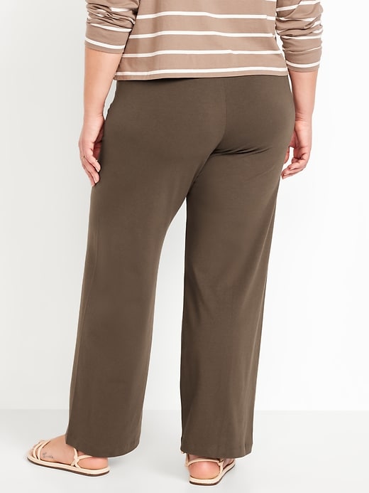 Image number 8 showing, High-Waisted Wide-Leg Leggings