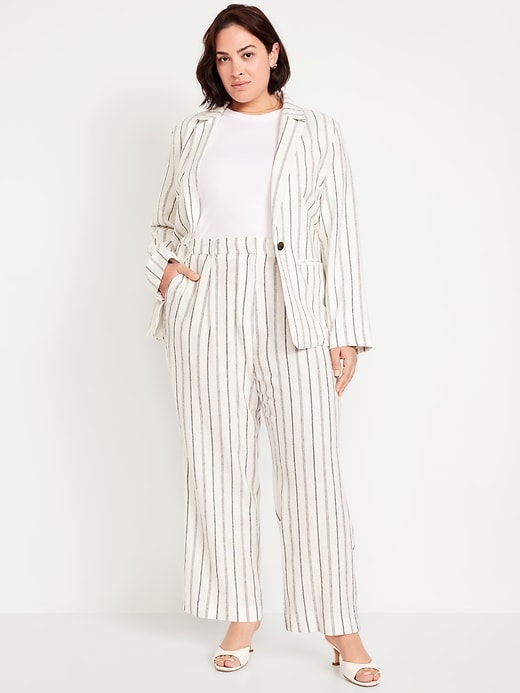 Image number 6 showing, Extra High-Waisted Taylor Wide-Leg Trouser Pants