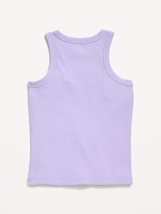 View large product image 2 of 4. Fitted Ribbed Tank Top for Girls