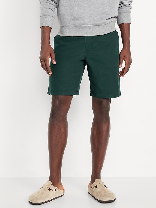 Image number 1 showing, Loose Twill Carpenter Shorts -- 9-inch inseam