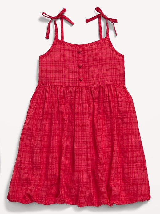 View large product image 1 of 2. Sleeveless Bubble Dress for Toddler Girls