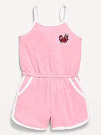 Image number 1 showing, Sleeveless Textured-Knit Romper for Toddler Girls