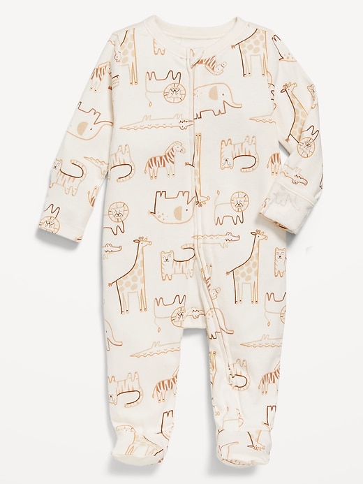 View large product image 1 of 2. 2-Way-Zip Sleep & Play Footed One-Piece for Baby