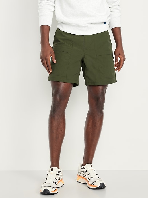 Image number 1 showing, Tech Hybrid Cargo Shorts -- 7-inch inseam