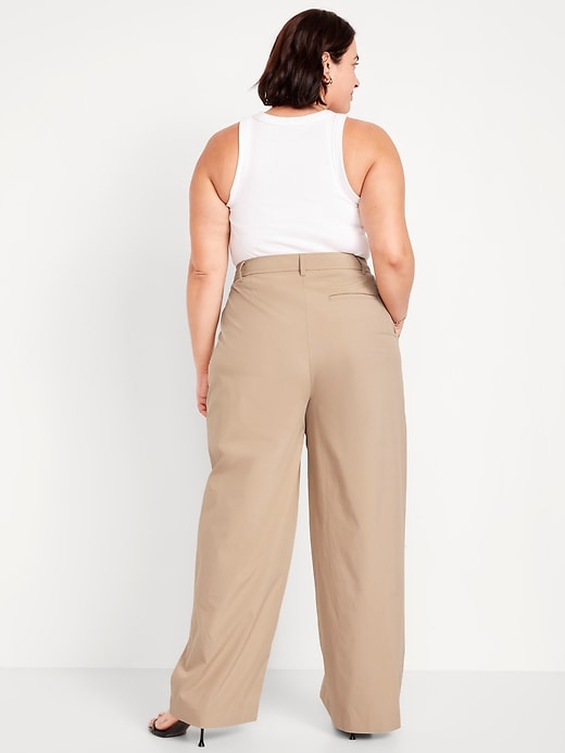 Image number 5 showing, Extra High-Waisted Taylor Super Wide-Leg Trouser Pants