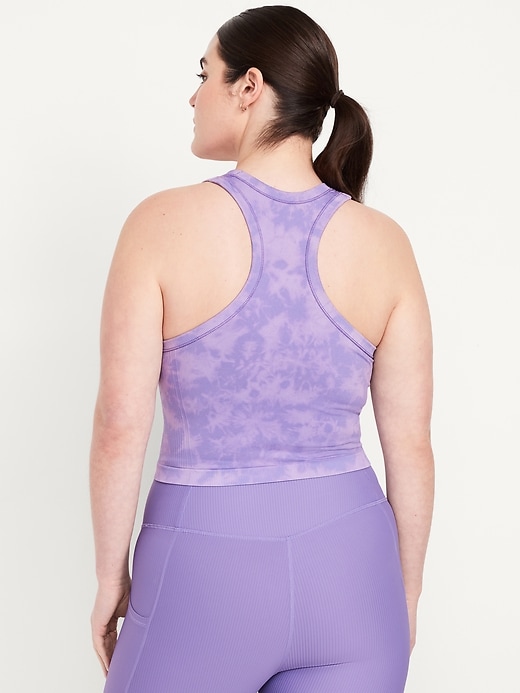 Image number 6 showing, Fitted Seamless Crop Tank Top