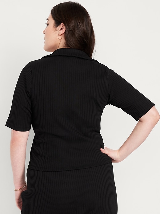 Image number 6 showing, Ribbed Button-Down Polo