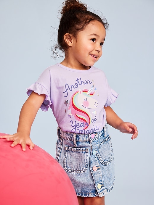 View large product image 1 of 5. Birthday Graphic T-Shirt for Toddler Girls