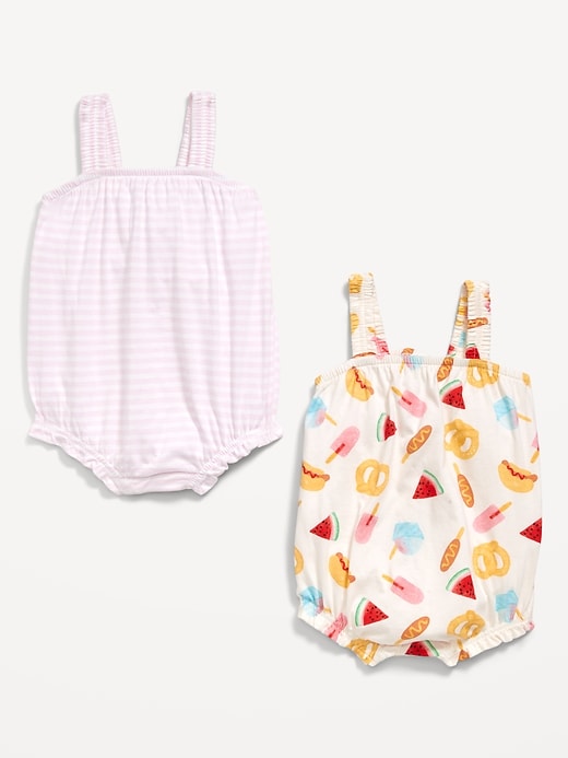 View large product image 2 of 2. Sleeveless One-Piece Romper 2-Pack for Baby