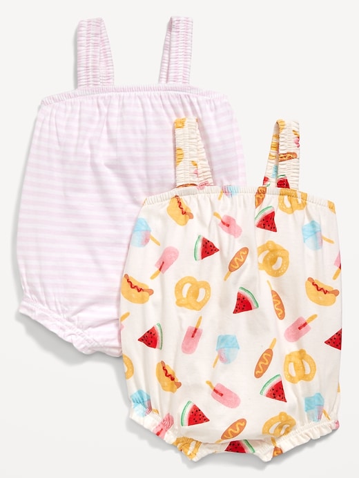 View large product image 1 of 2. Sleeveless One-Piece Romper 2-Pack for Baby