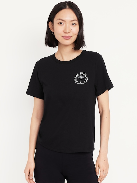 EveryWear Crew-Neck Graphic T-Shirt