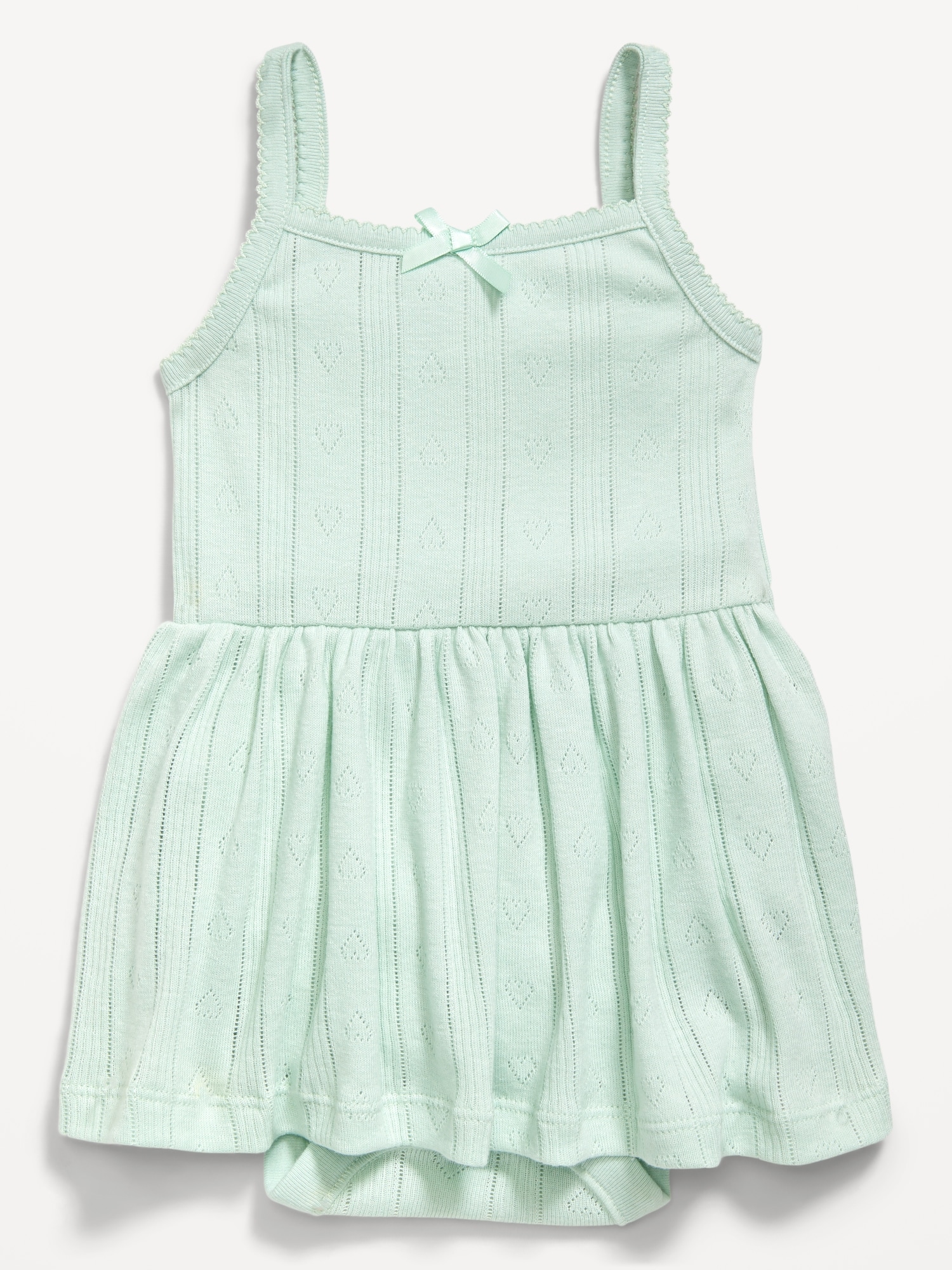 Sleeveless Pointelle Bodysuit Dress for Baby