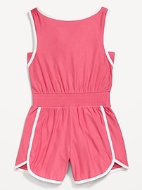 Image number 1 showing, CloudMotion Sleeveless Romper for Girls
