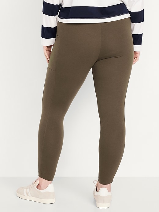 L'image numéro 6 présente Legging tendance à taille haute à superposer, longueur 7/8