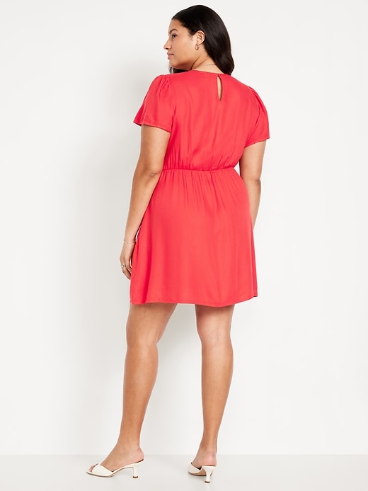 Image number 7 showing, Crepe Mini Dress