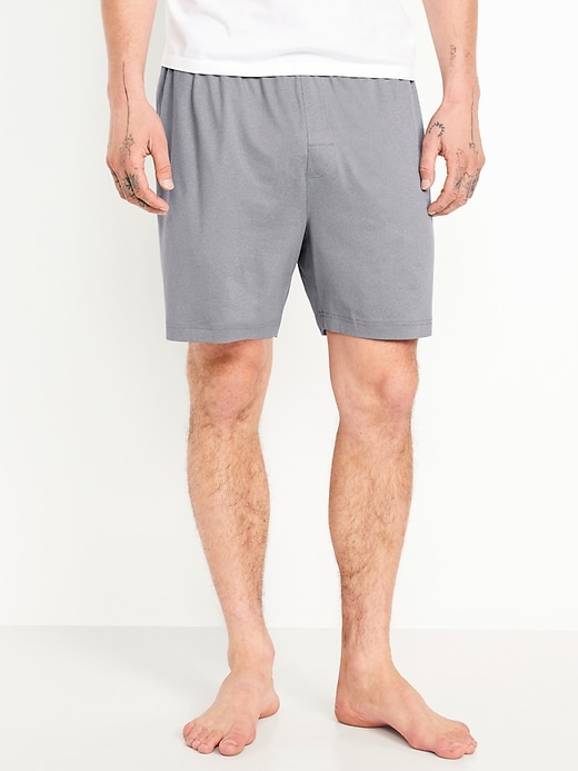 Image number 1 showing, Jersey Pajama Shorts for Men