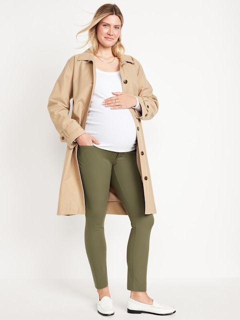Maternity Full-Panel Pixie Ankle Pants