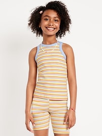 Image number 1 showing, Fitted Tank Top for Girls