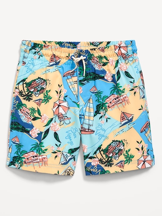 View large product image 1 of 1. Printed Swim Trunks for Boys