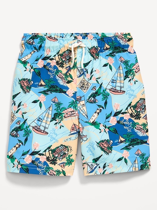 View large product image 1 of 1. Printed Swim Trunks for Toddler Boys