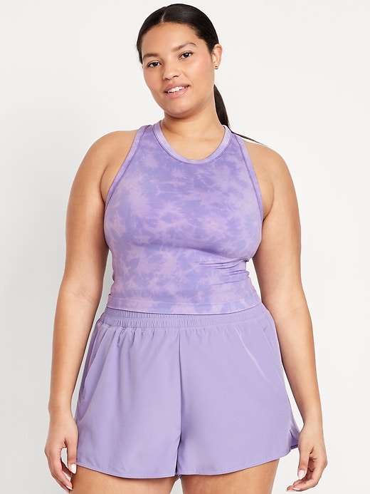 Image number 7 showing, Fitted Seamless Crop Tank Top