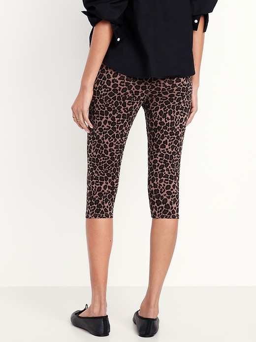 Image number 2 showing, High-Waisted Crop Leggings