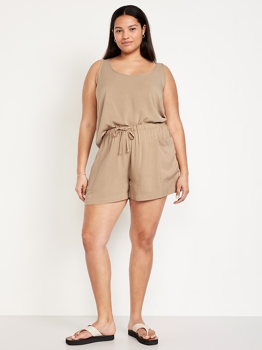 Image number 6 showing, High-Waisted Playa Shorts -- 3.5-inch inseam