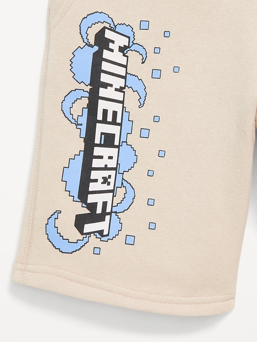 L'image numéro 5 présente Short de jogging en molleton Minecraft&#153, longueur genou pour garçon