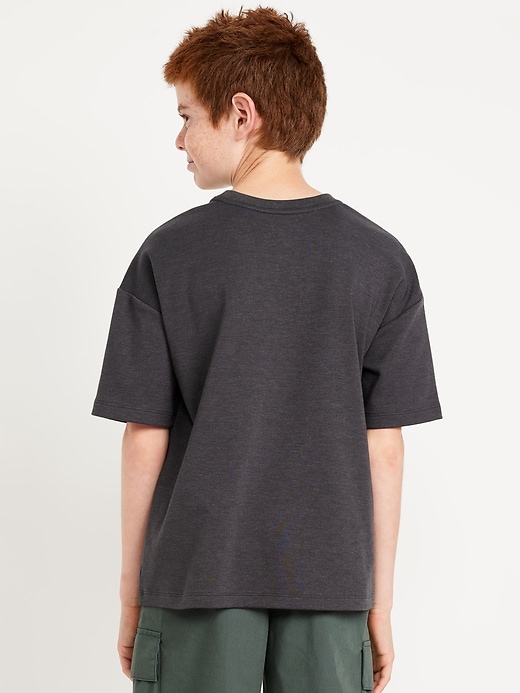 View large product image 2 of 5. Dynamic Fleece Oversized Pocket T-Shirt for Boys