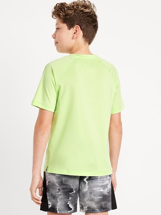 View large product image 2 of 5. Short-Sleeve Go-Dry Cool Performance T-Shirt for Boys