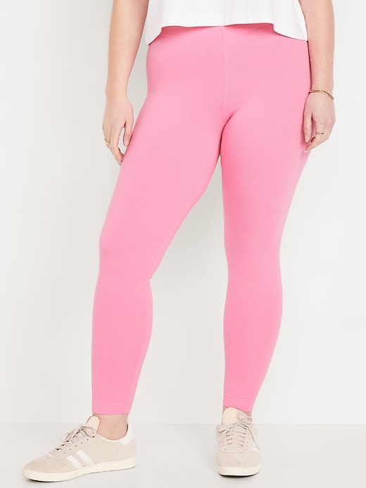 L'image numéro 5 présente Legging tendance à taille haute en jersey à superposer