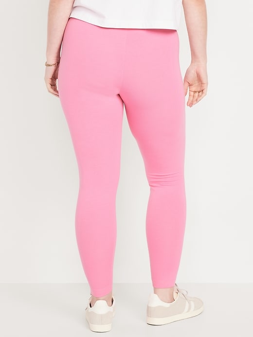 L'image numéro 6 présente Legging tendance à taille haute en jersey à superposer