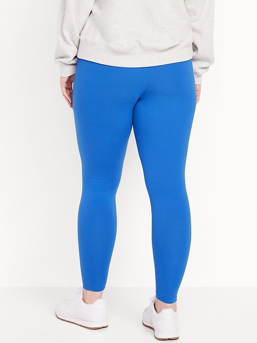 Image number 6 showing, High-Waisted Jersey Ankle Leggings