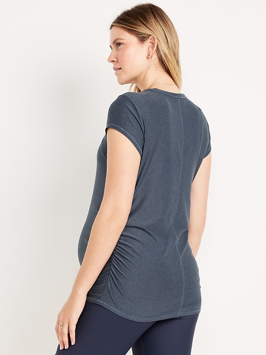 Image number 8 showing, CloudMotion Maternity Base Layer T-Shirt