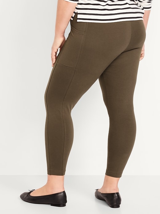 L'image numéro 8 présente Legging tendance à taille haute à superposer, longueur 7/8