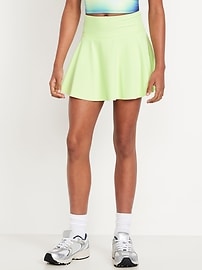Image number 1 showing, High-Waisted PowerSoft Skort for Girls