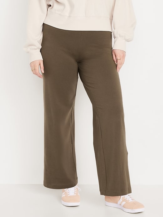 Image number 5 showing, High-Waisted Wide-Leg Leggings