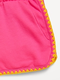 View large product image 5 of 5. Dolphin-Hem French-Terry Cheer Shorts for Girls