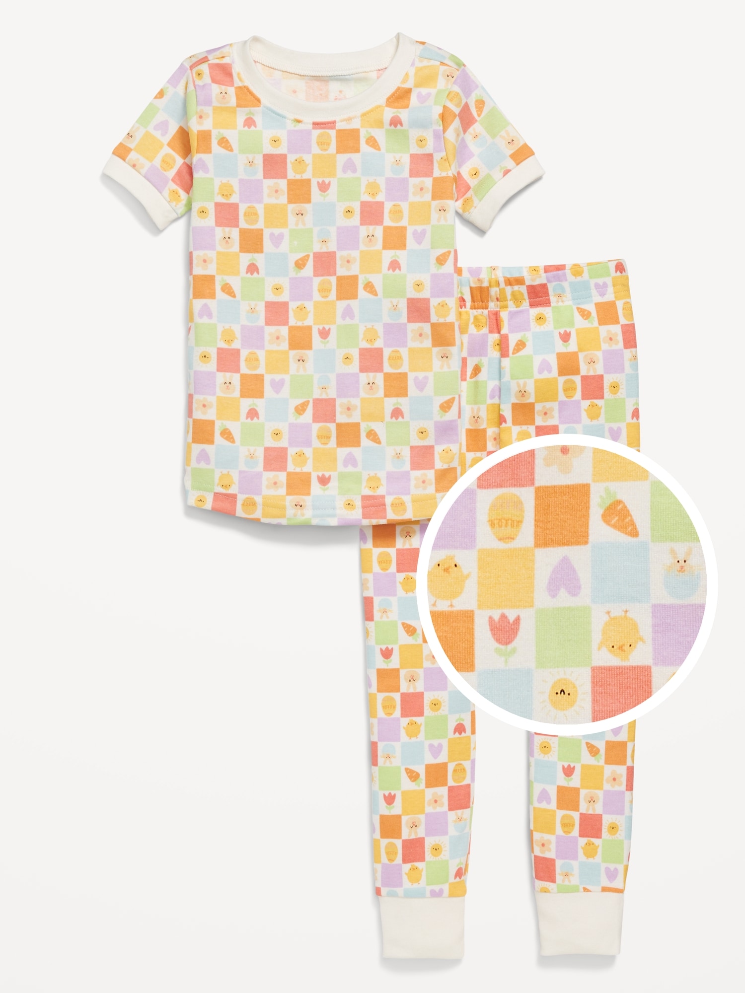 Unisex Snug-Fit Printed Pajama Set for Toddler & Baby