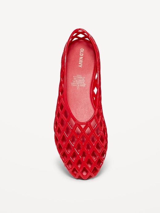 Image number 3 showing, Jelly Lattice Ballet Flats