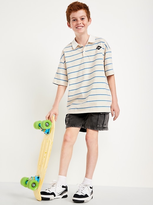 Image number 3 showing, Cargo Fleece Shorts for Boys